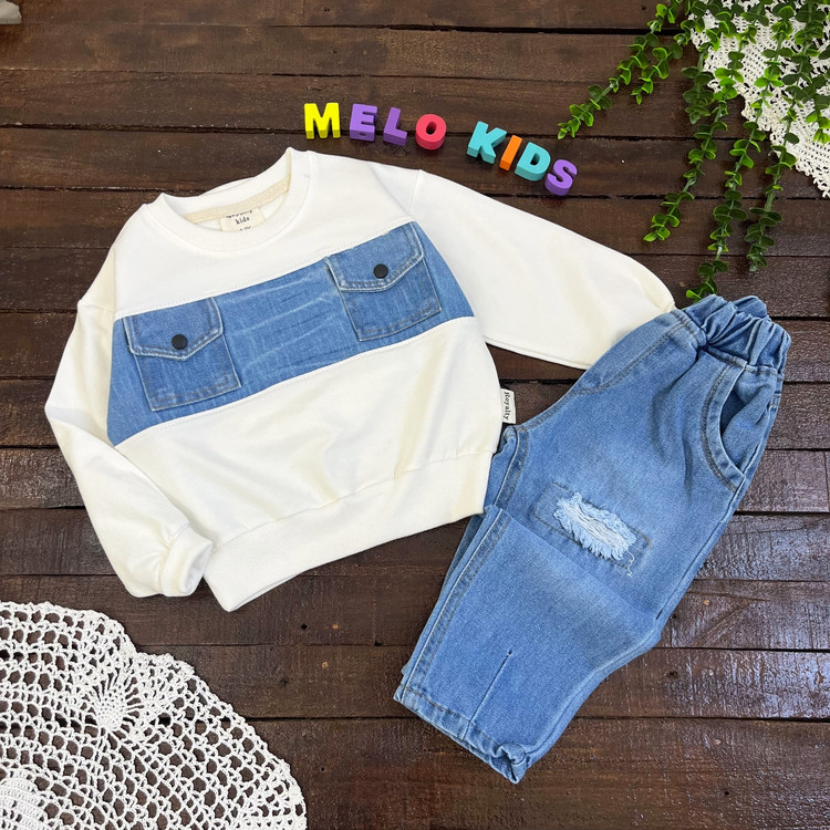 خرید و قیمت بلوز و شلوار جین دو تیکه