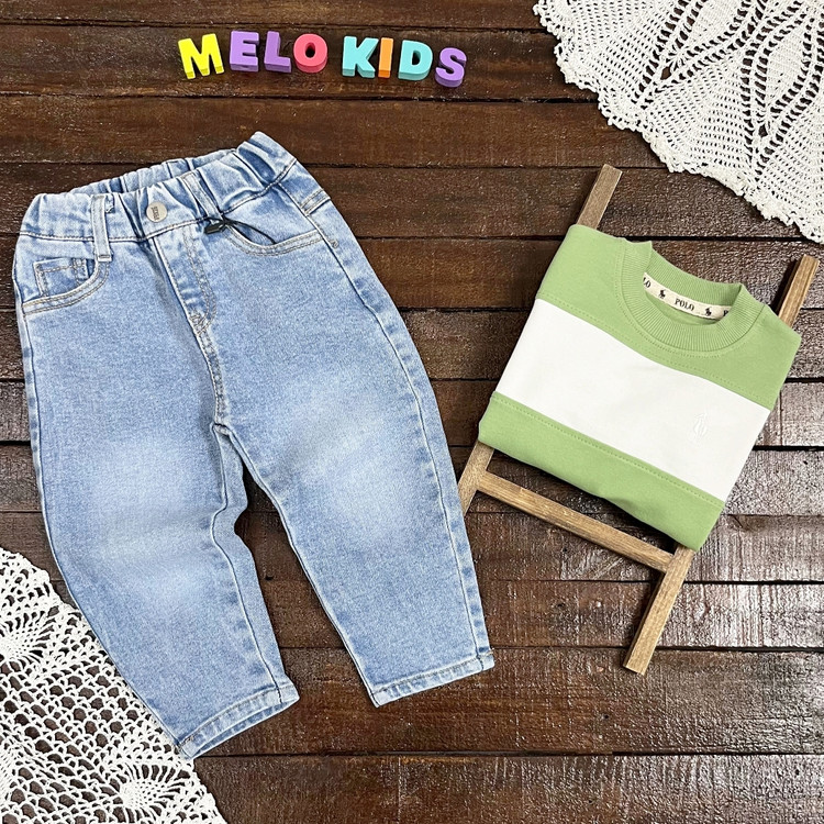 قیمت و خرید شلوار جین آبی یخی بچگانه