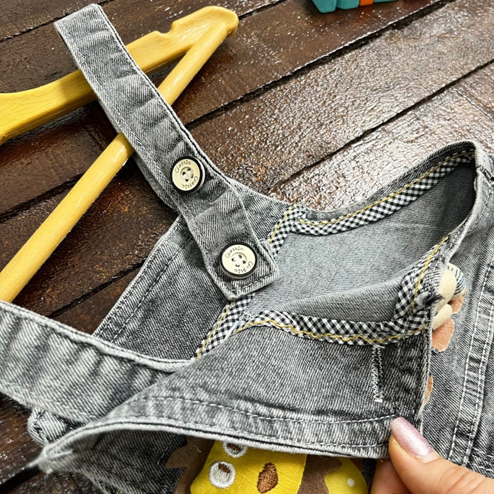 خرید و قیمت سرهمی جین ذغالی بچگانه