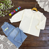 قیمت و خرید شومیز دخترانه وارداتی اورجینال