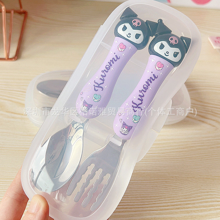 قیمت و خرید قاشق چنگال بچگانه کرومی