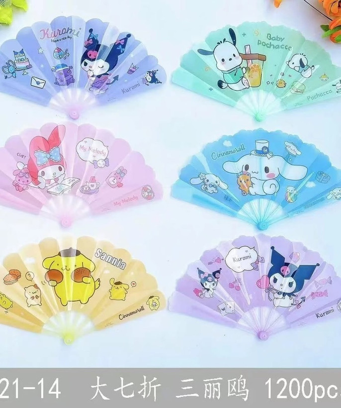 قیمت و خرید بادبزن وارداتی سانریو