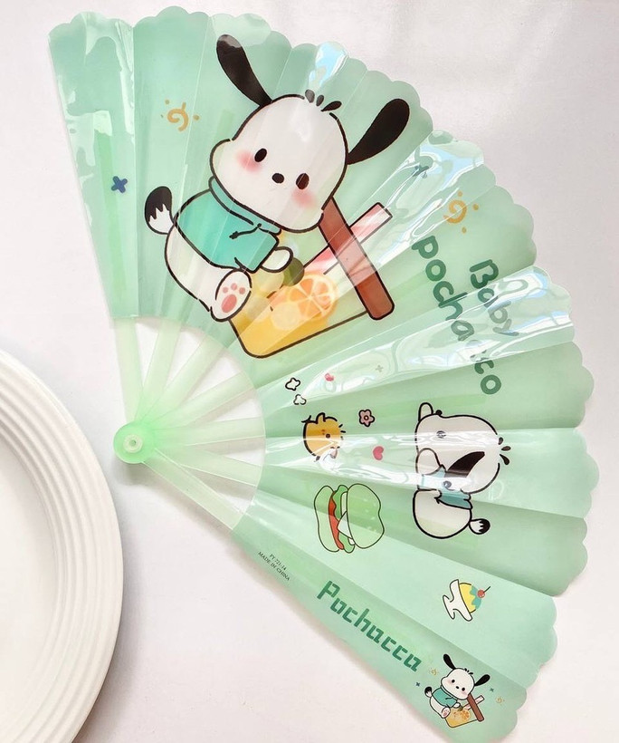 قیمت و خرید بادبزن وارداتی طرح کرومی و ملودی