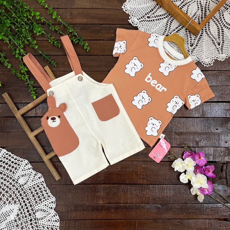 قیمت و خرید ست بیلر پیشبندی و تیشرت بچگانه