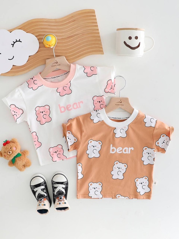 قیمت و خرید ست پیشبندی و تیشرت بچگانه