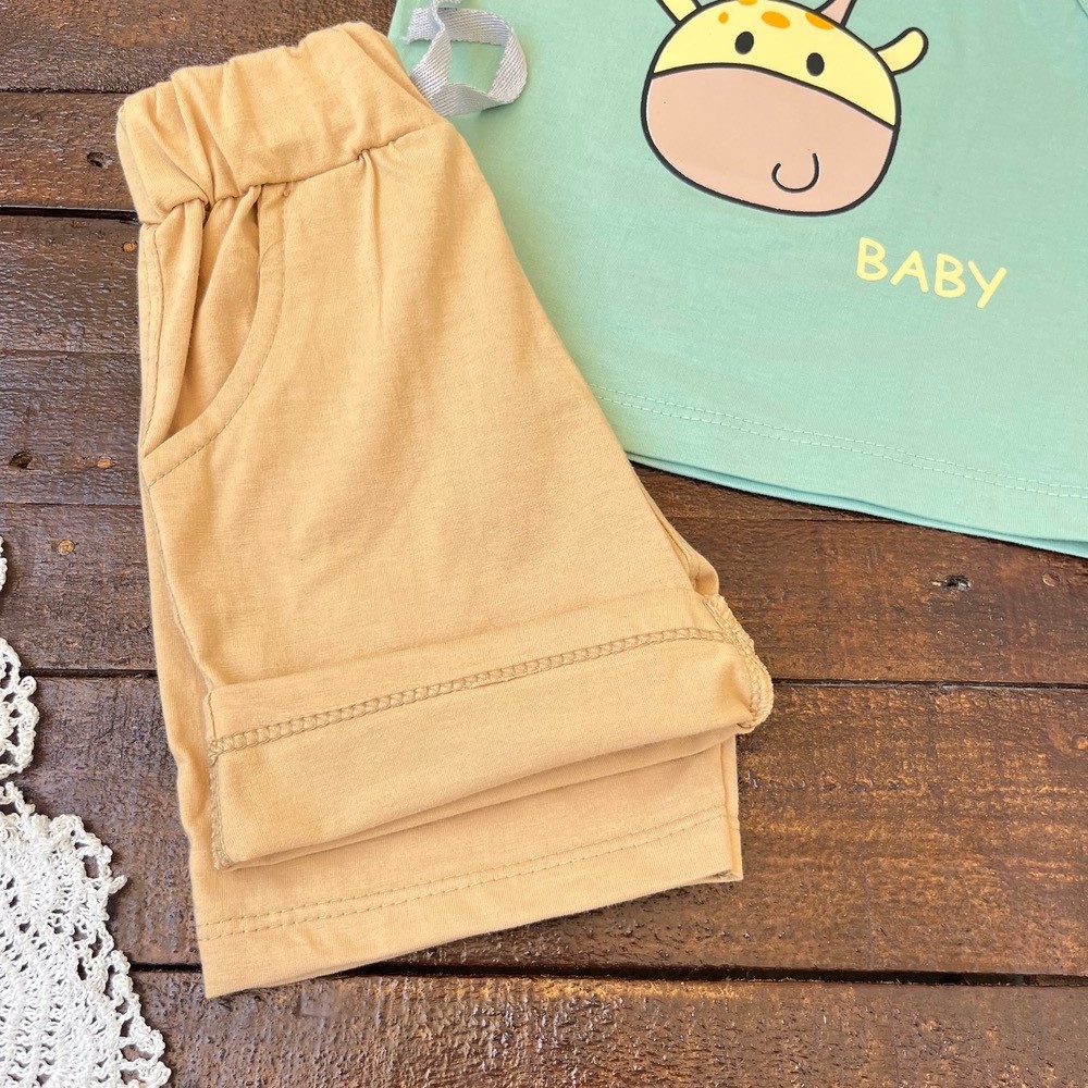 قیمت و خرید رکابی شلوارک طرحدار تابستونه