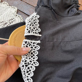 قیمت و خرید پیراهن لینن دخترونه قلاب بافی