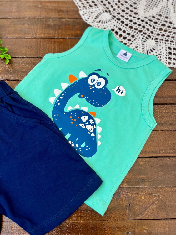 قیمت و خرید رکابی شلوارک دایناسور