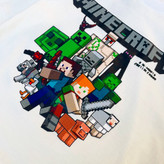 قیمت و خرید تیشرت ماینکرفت سفید