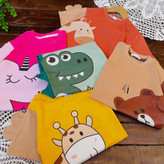 قیمت و خرید اینترنتی تیشرت تک بچگانه حیوانات