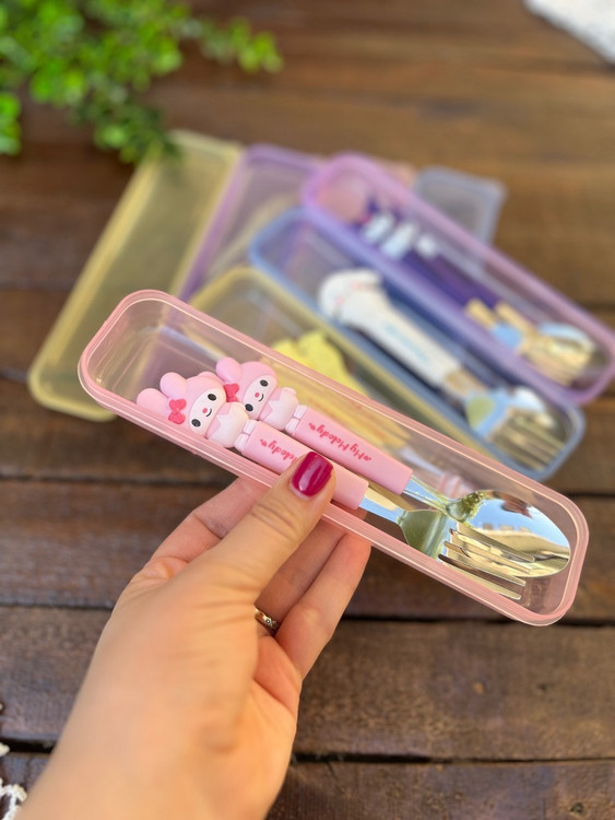 قیمت و خرید اینترنتی قاشق چنگال وارداتی کودک کرومی