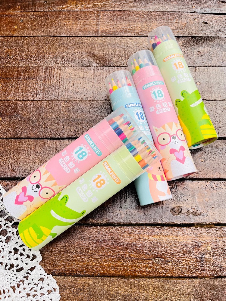 قیمت و خرید اینترنتی مداد رنگی وارداتی 18 تایی