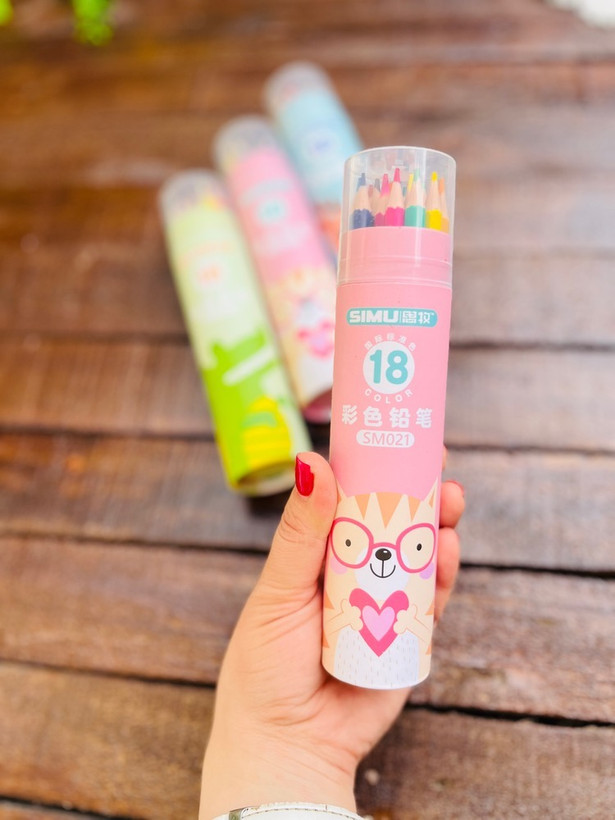 قیمت و خرید اینترنتی مداد رنگی لوله ای وارداتی