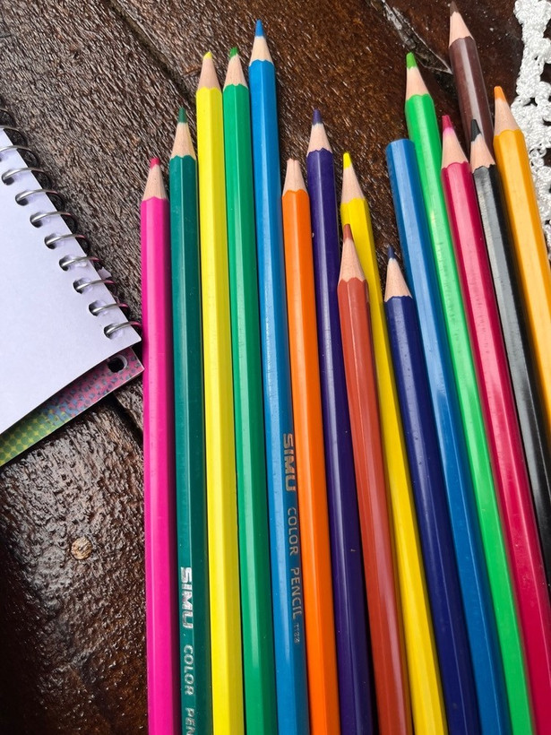 قیمت و خرید اینترنتی مداد رنگی وارداتی استوانه ای 18 تایی