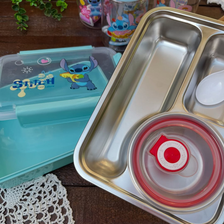 قیمت و خرید اینترنتی لانچ باکس بچگانه استیل وارداتی استیچ