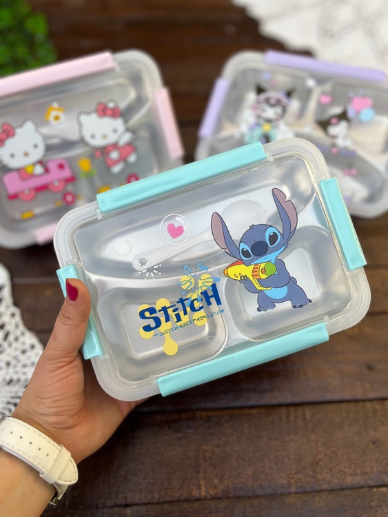 قیمت و خرید اینترنتی ظرف غذای استیل وارداتی سه قسمته