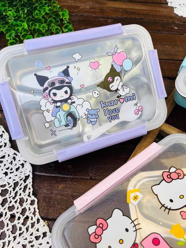 قیمت و خرید اینترنتی لانچ باکس بچگانه استیل وارداتی کرومی