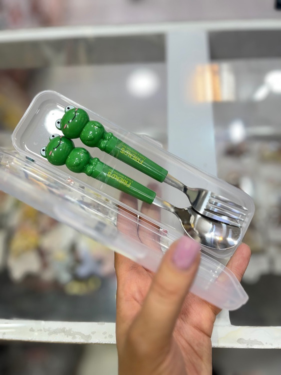 قیمت و خرید اینترنتی قاشق چنگال وارداتی قورباغه