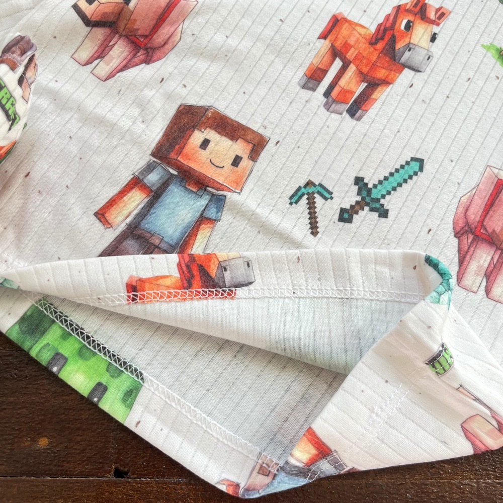 قیمت و خرید اینترنتی ست ریلی پنبه ای ماینکرافت