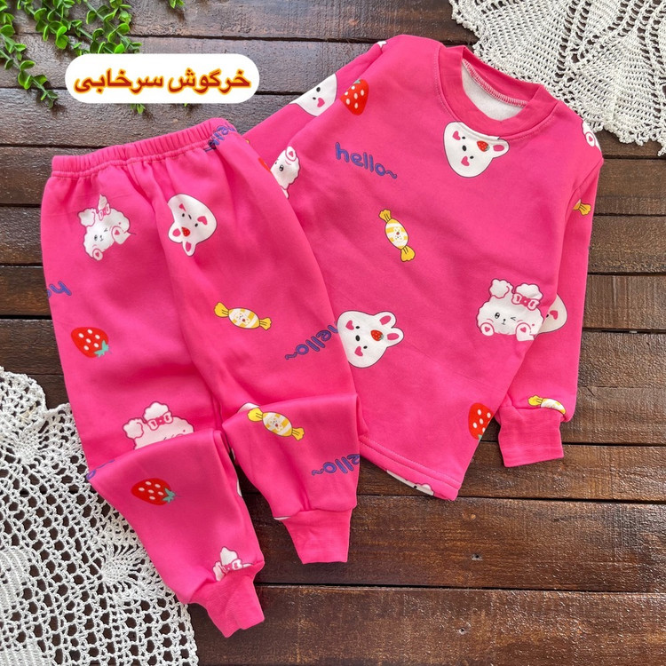 قیمت و خرید اینترنتی بلوز شلوار لاینردار کرکی دخترونه