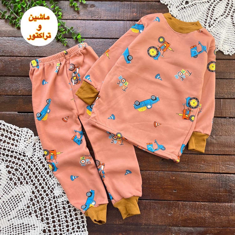 قیمت و خرید اینترنتی بلوز شلوار لاینردار کرکی پسرونه