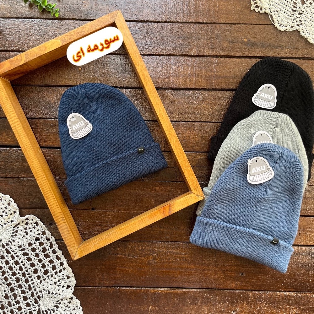 قیمت و خرید اینترنتی کلاه بافت آکو رنگین کمانی