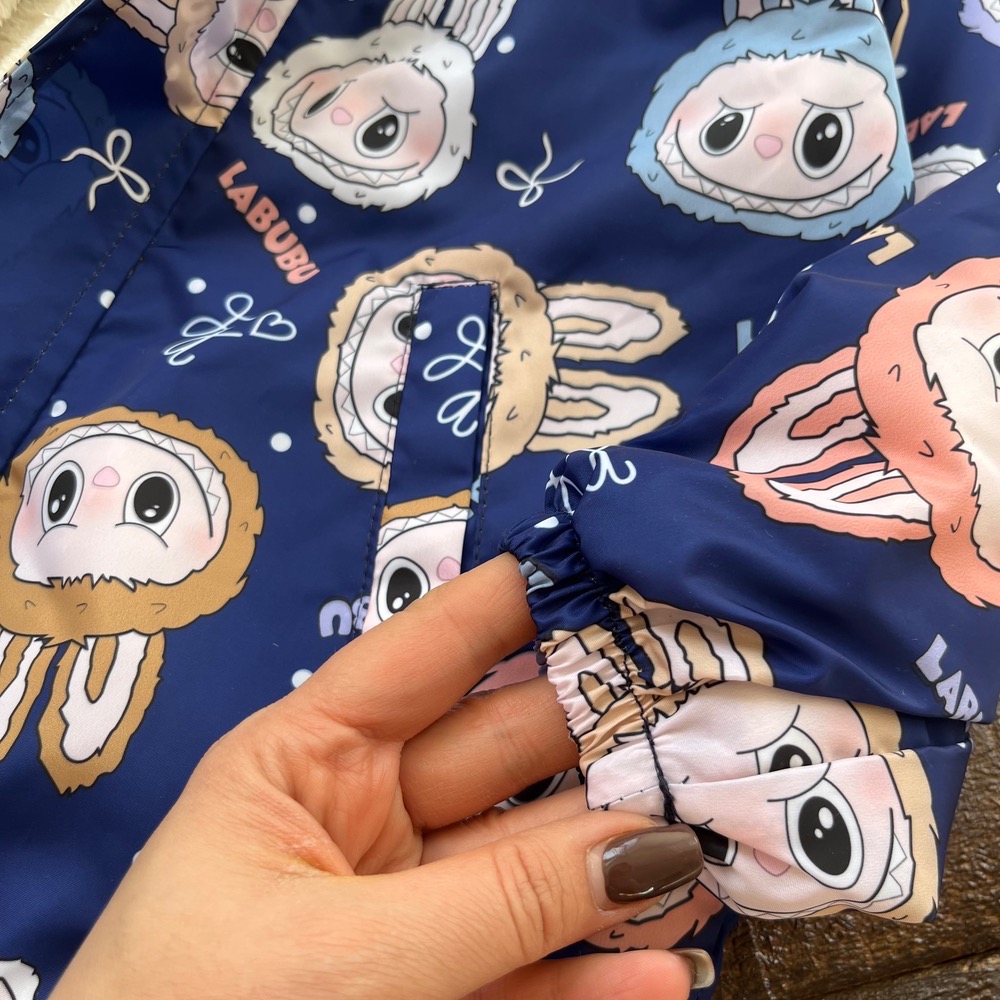 قیمت و خرید اینترنتی کاپشن پاییزه خزدار ضد آب لبوبو