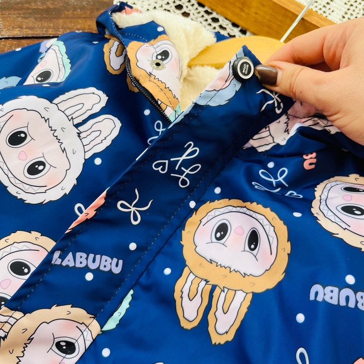 قیمت و خرید اینترنتی کاپشن پاییزه خزدار ضد آب دخترونه