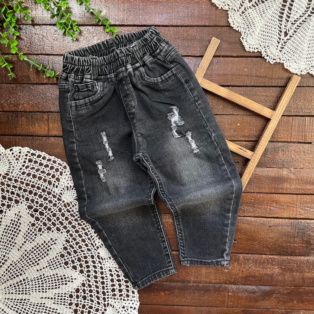 قیمت و خرید اینترنتی شلوار جین زغالی بچگانه