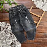 قیمت و خرید اینترنتی شلوار جین زغالی بچگانه