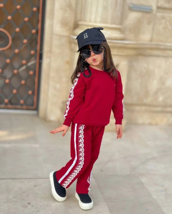 قیمت و خرید اینترنتی ست بلوز و شلوار نواردوزی دخترونه