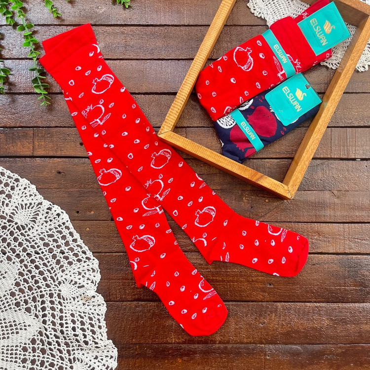 قیمت و خرید اینترنتی جوراب بالا زانو یلدایی