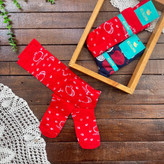 قیمت و خرید اینترنتی جوراب بالا زانو طرح انار