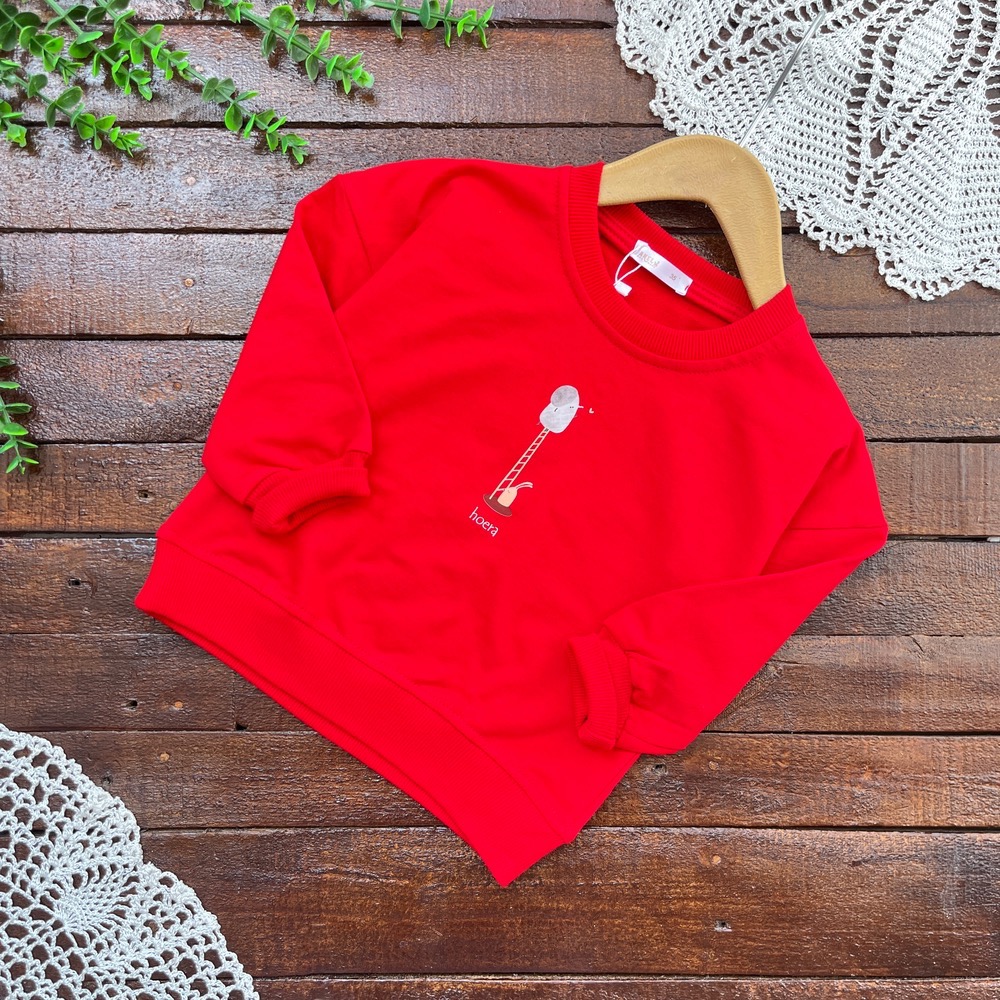 بلوز قرمز یلدا دخترانه