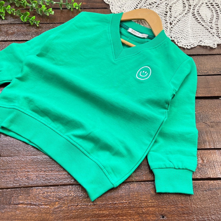 قیمت و خرید اینترنتی بلوز یقه هفت سبز یلدایی