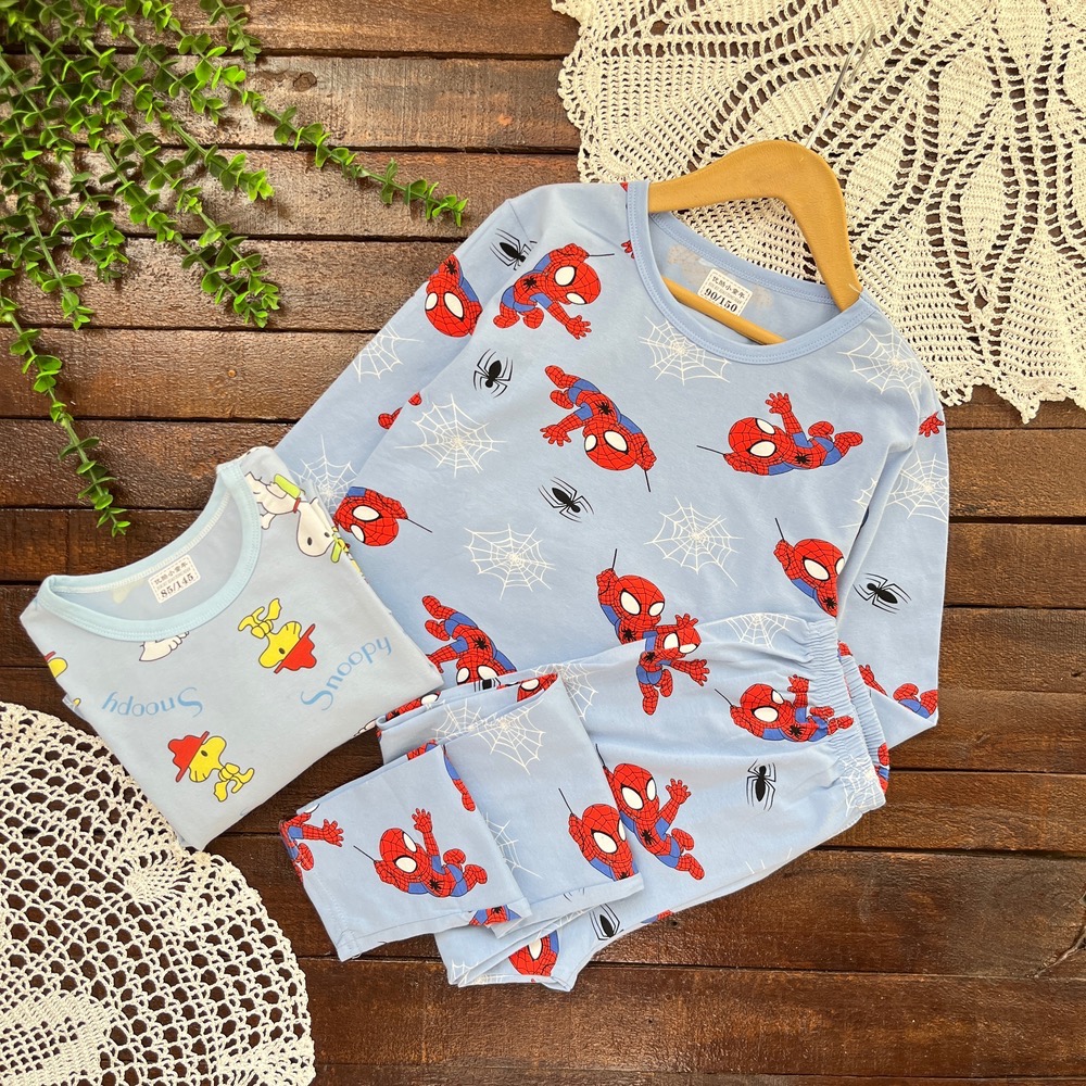 ست راحتی وارداتی پنبه ای مرد عنکبوتی