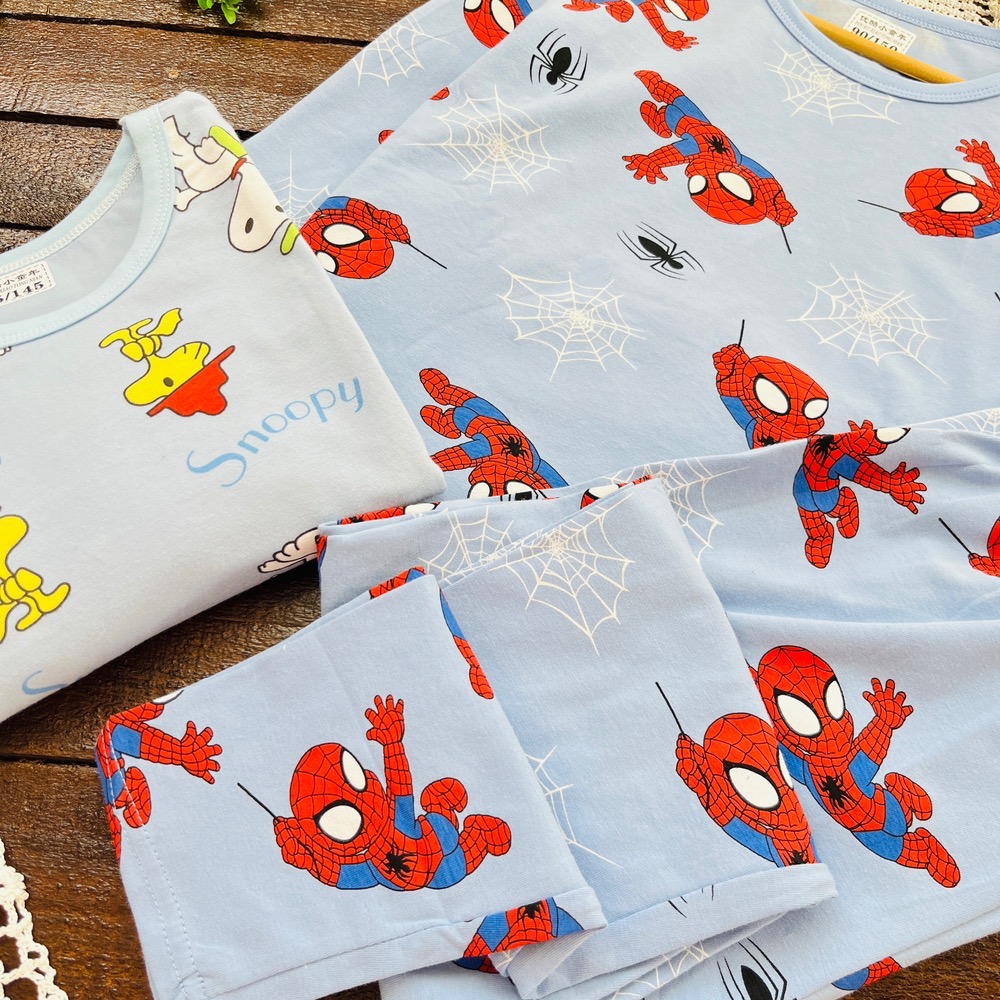 ست راحتی وارداتی پنبه ای اسپایدرمن