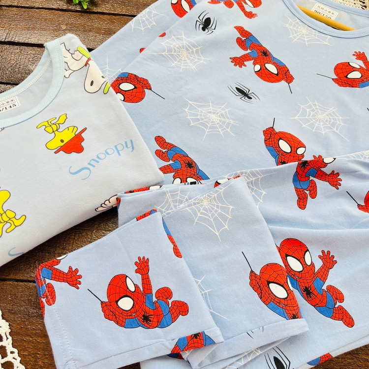 ست راحتی وارداتی پنبه ای اسپایدرمن