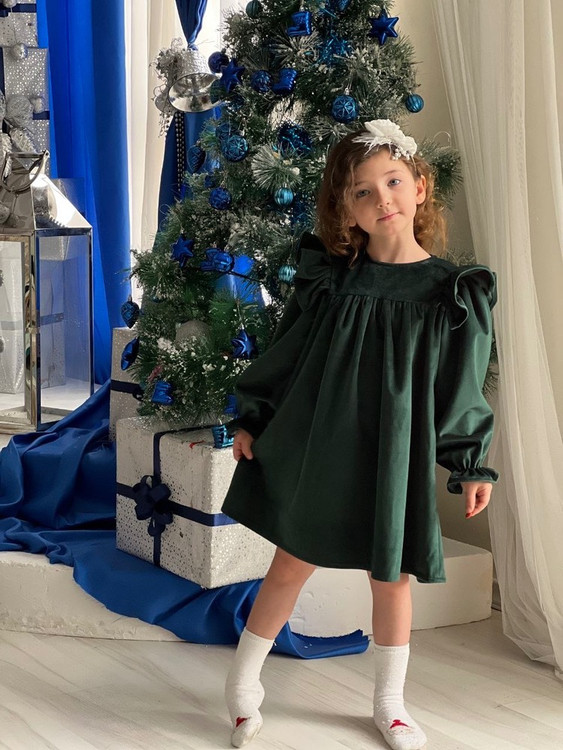 پیراهن مخمل رویال یلدایی دخترونه