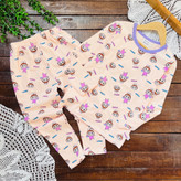 ست بلوز و شلوار راحتی پنبه ای طرحدار