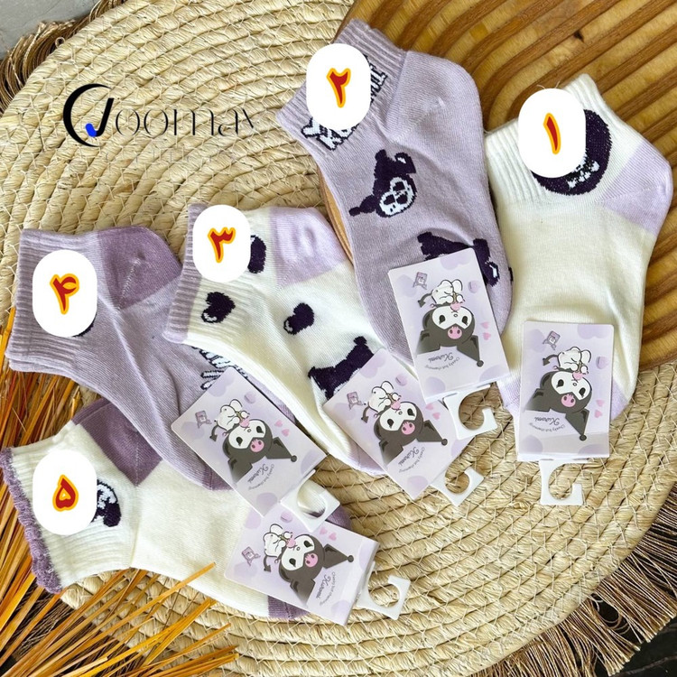 جوراب مچی وارداتی کرومی پنبه ای