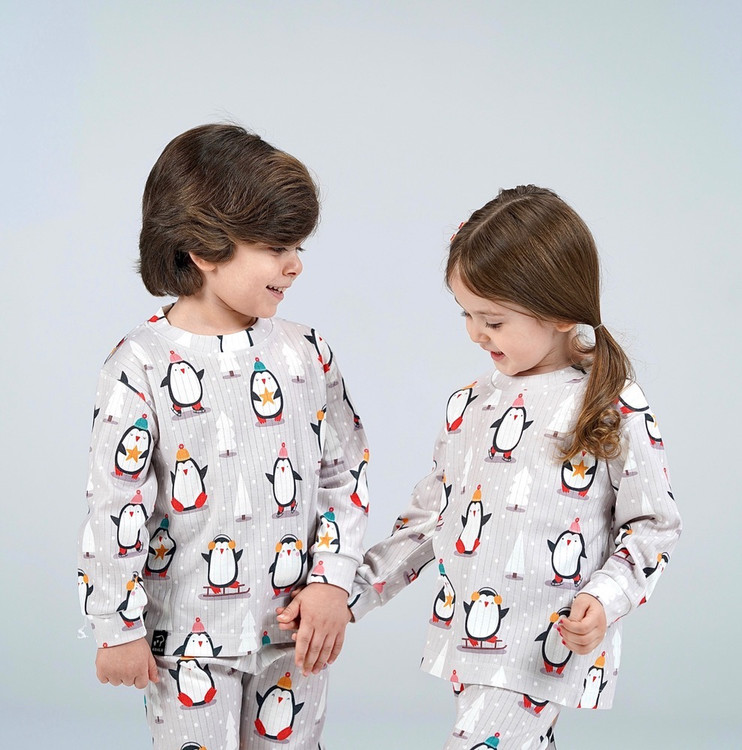 ست بلوز و شلوار ریلی پنبه ای کوالا