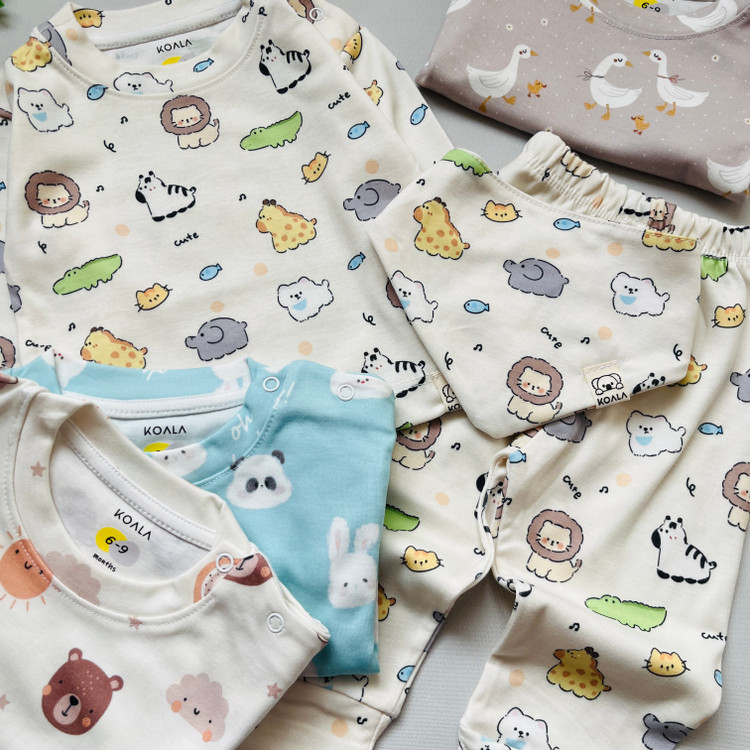 ست خونگی پنبه ای پک دار