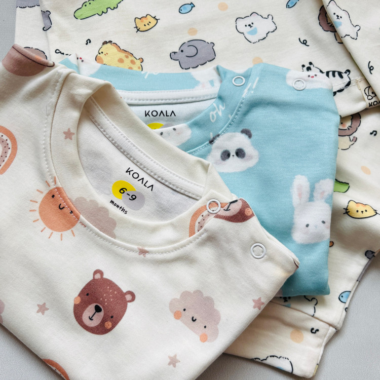 ست بلوز و شلوار پنبه ای خونگی ضد حساسیت کوالا