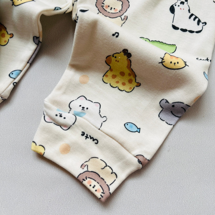 ست دو تیکه پنبه ای ضد لک بچگانه