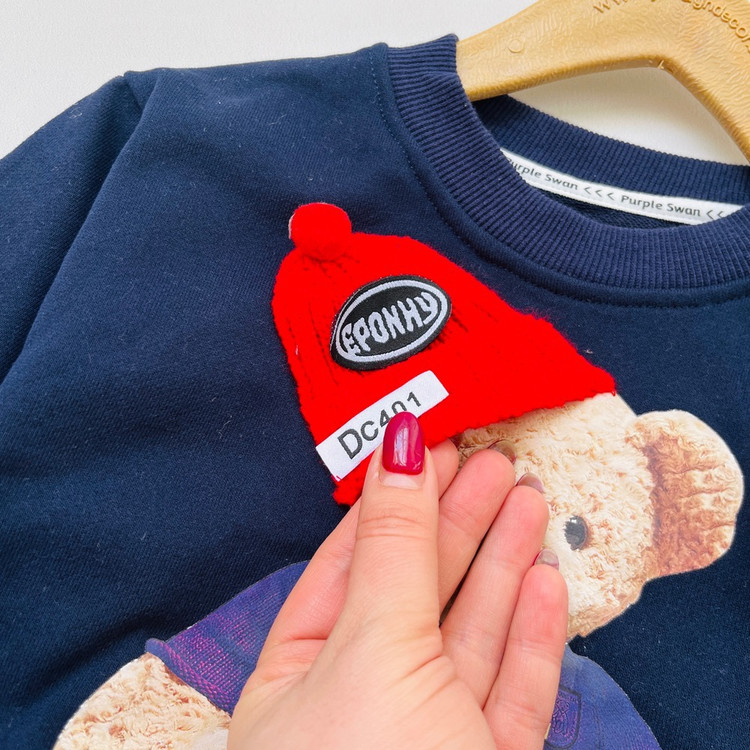 ست وارداتی خرس کلاه پوش