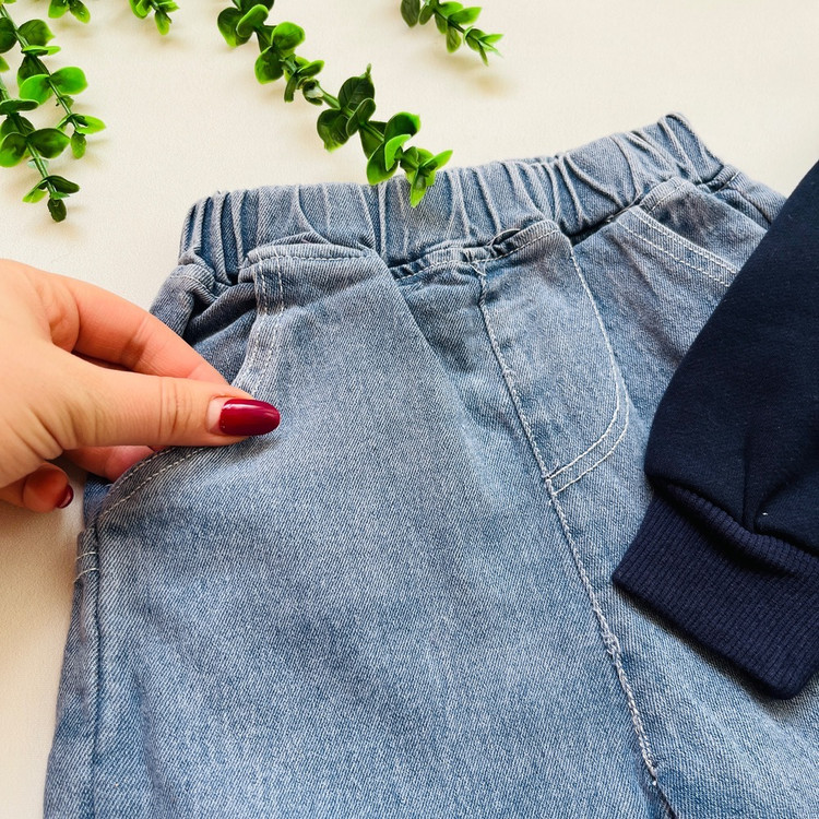 ست دورس و شلوار جین وارداتی عیدانه