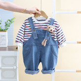 ست بلوز و بیلر وارداتی بچگانه