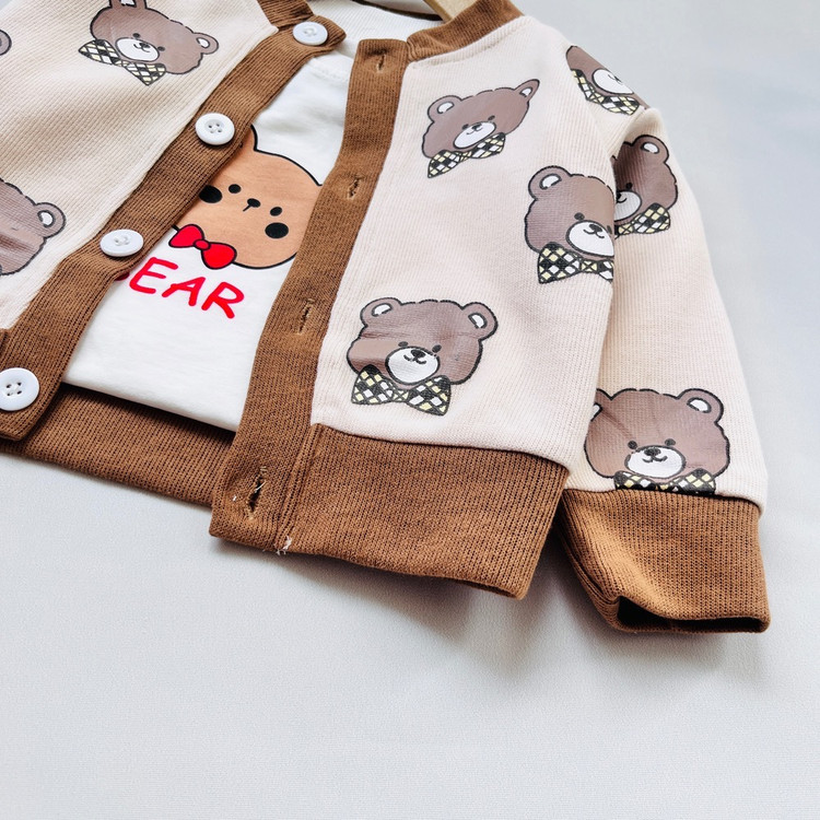 ست سه تیکه وارداتی بچگانه عیدانه