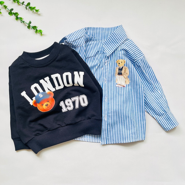 پیراهن راه راه پولو بچگانه